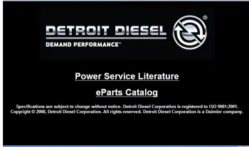 

Detroit Diesel Power Service Literature On-Highway DVD 2008