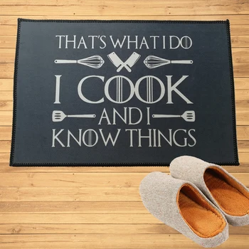 

Game of Thrones Imp Tyrion Lannister I Cook And I Know Things Kitchen Mat Doormat Hallway Doorway Anti-slip Rug Carpet Fans Gift