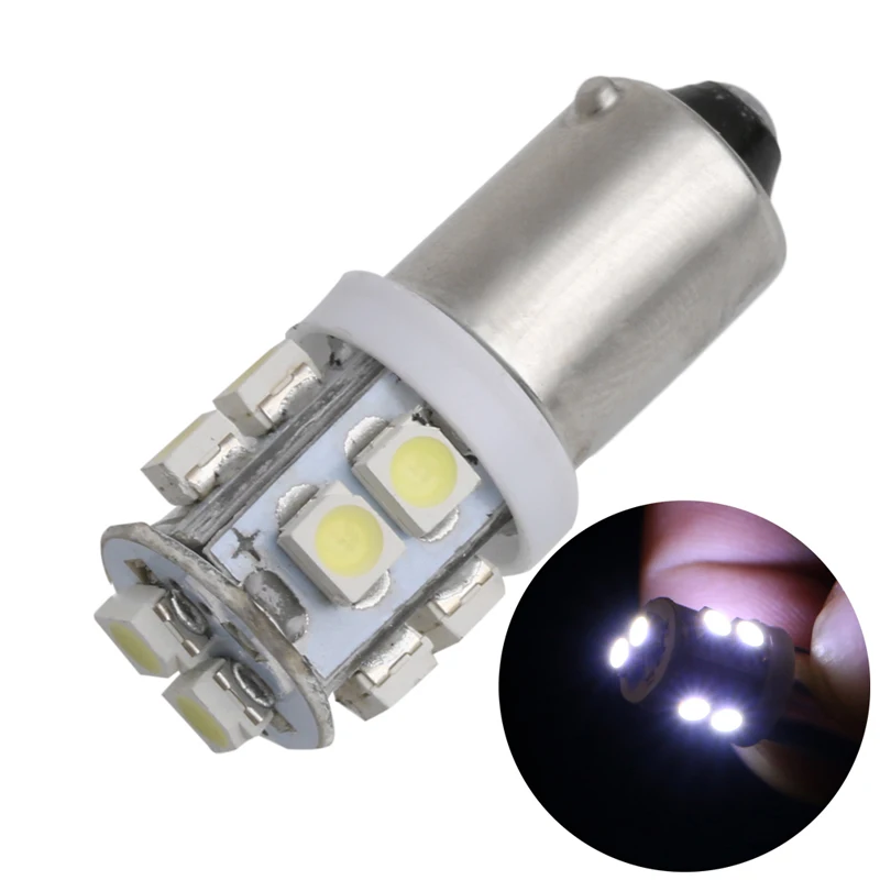 

1Pc BA9S W5W 10 SMD 1210/3528 Car Auto Width Lamp License Plate Light Tail Bulb