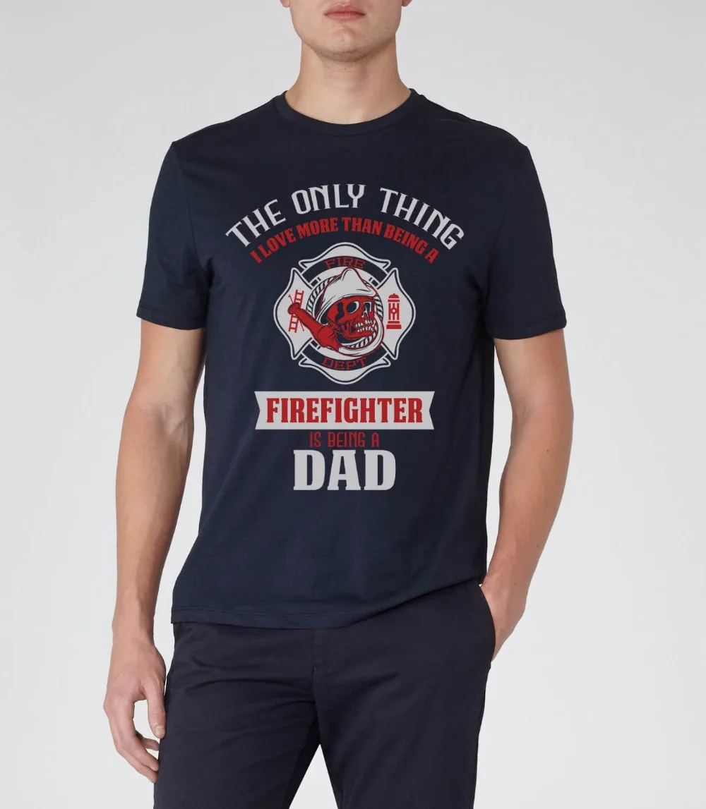Новая мужская футболка City t-shirt футболка Пожарник папа форма пожарного 100% хлопок Юмор Мужская футболка Новая мужская футболка City t-shirt футболка Пожарник папа форма пожарного 100% хлопок Юмор Мужская футболка