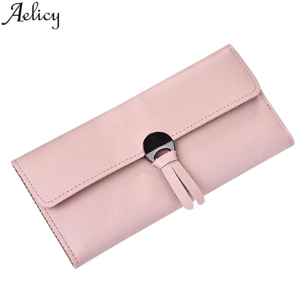 

Aelicy Women Men large capacity multi-card Long Wallet Coin Purse Credit Card Package Coin Bag With Card Pocket Money Bag Ladies