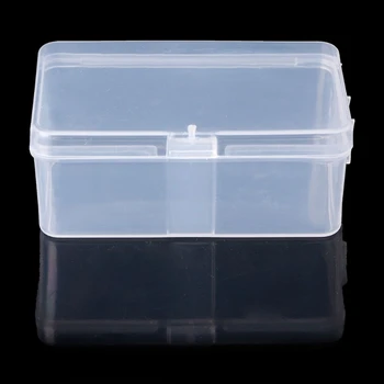 

Rectangular Plastic Transparent Storage Box Jewelry Beads Container Organizer 7.8*4.9*3CM