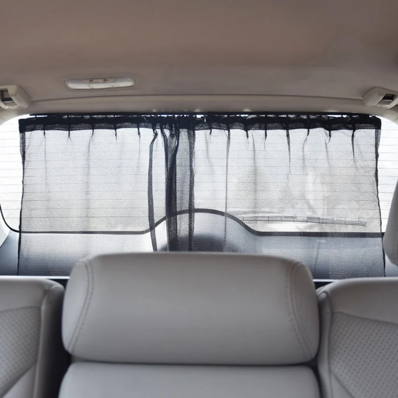 

Hot Car Sunshade Visor Protector Cover Blocks UV Rays Shield Curtain 2Pcs Car Sun Shade For Side And Rear Window