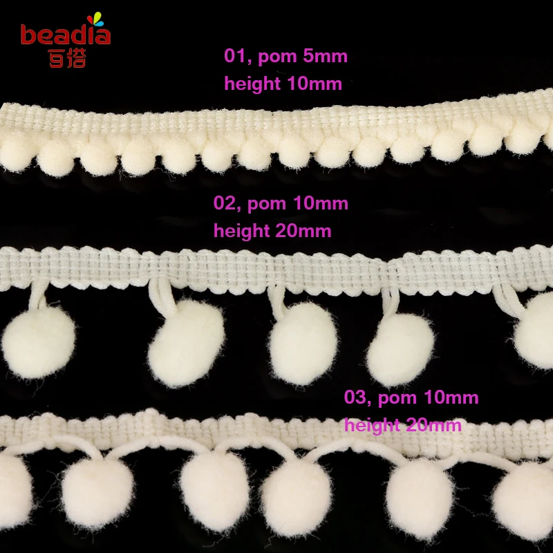 3 стиля кружево с помпонами отделка шар лента с бахромой 5 ярдов/партия DIY Швейные аксессуары кружево 18 цветов для дома вечерние украшения