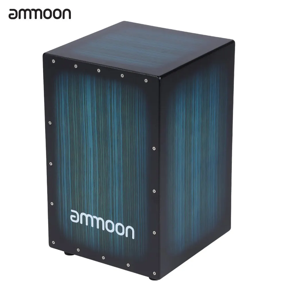 Деревянная коробка барабан ammoon кахон ручной инструмент дерево с отверстиями