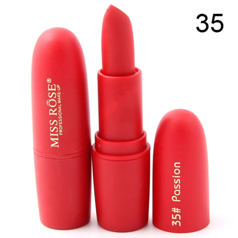Miss Rose, брендовая, 18 цветов, матовая губная помада, водостойкая, бархатная, Batom, стойкий, телесный, макияж, блеск для губ, сексуальные, красные, для губ, косметические инструменты - Цвет: 5