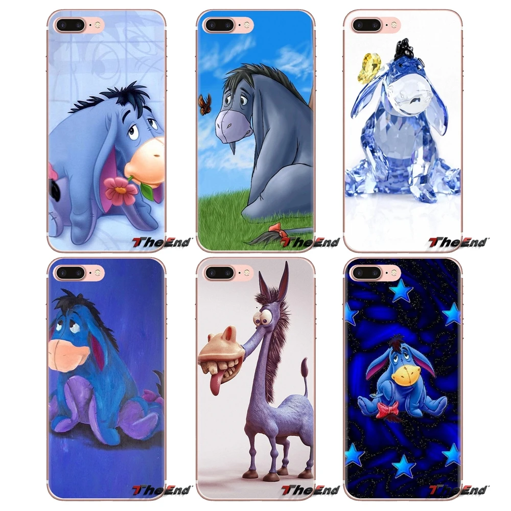 cartoon donkey art Eeyore Art Print Case Cover For HTC One U11 U12 X9 M7 M8 A9 M9 M10 E9 Plus Desire 630 530 626 628 816 820 830 |