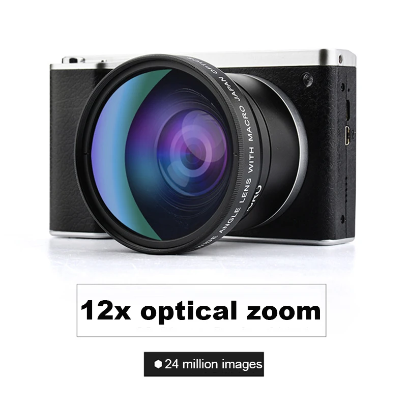 

Cewaal 4 Inch Ultra High Definition 24 Million Pixel 1080P 12X Optical Zoom Micro Single Camera IPS Touch Screen SLR
