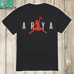 Gildan бренд Ария Старк Air футболка 2019 Летняя мужская футболка с коротким рукавом