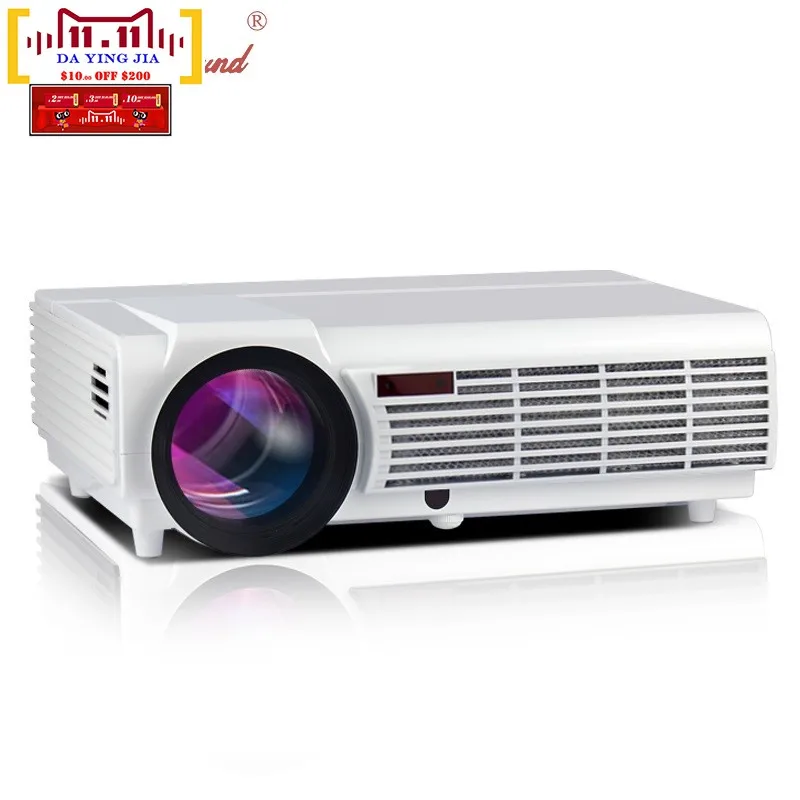 Newest 5500 lumnes Best Home Theater1280X800 Multimedia 1080P HD 3D Video HDMI USB LCD LED Projector Full HD projector