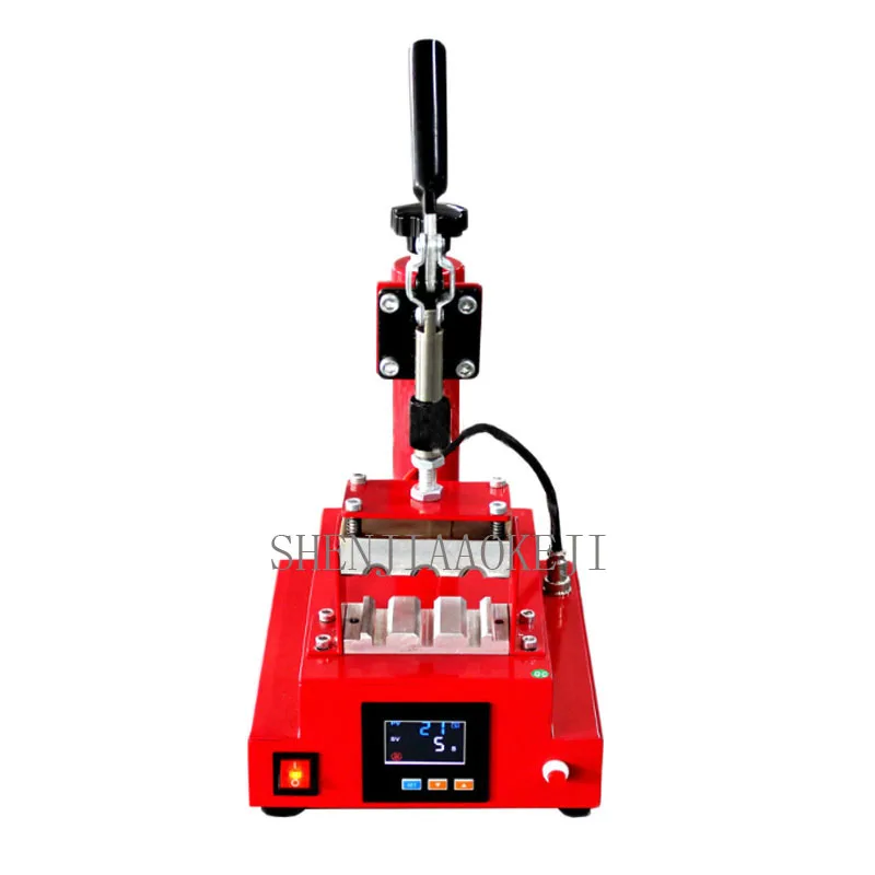 Multi function digital display hot press DIY pen printing Three station hot brush machine 220V 110V