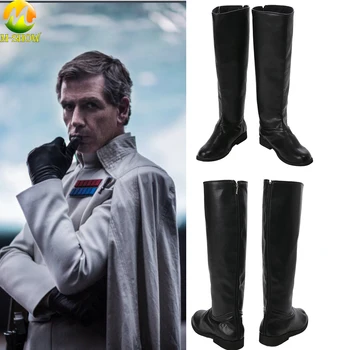 

Orson Krennic Cosplay Costume Boots Rogue One A Star Wars Story PU Costume Accessories Boots For Halloween Party