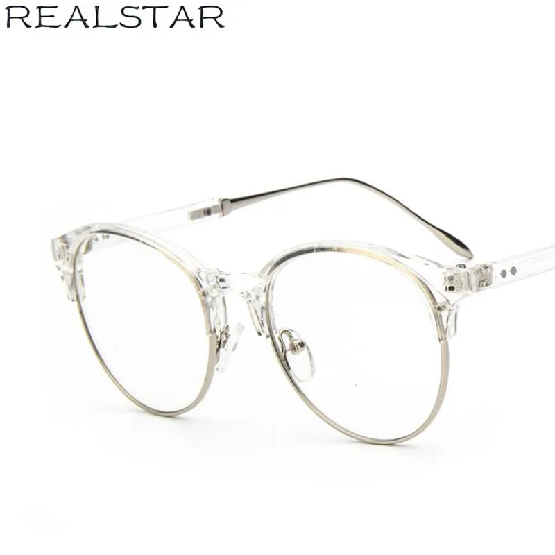 REALSTAR 2018 модные полукруглые оправы для очков женские оптические очки кошачий глаз