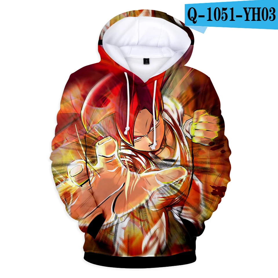 Hot Sale Dragon Ball Z 3D Hoodies Men/Women Harajuku Style Sweatshirt poleron Dragon Ball Anime Hoodie Pullover Streetwear - Цвет: 3D