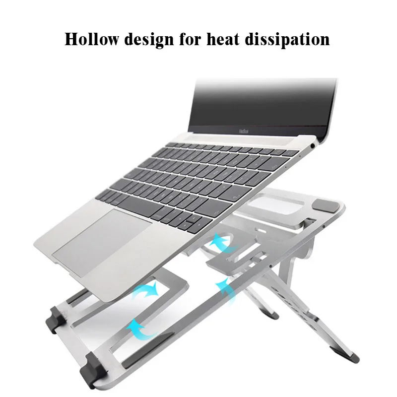 COOLCOLD Folding Aluminum Notebook Laptop Anti-slip Cooling Pad Stand Holder for Apple MacBook Mac Book Lenovo Samsung Computer COOLCOLD Folding Aluminum Notebook Laptop Anti-slip Cooling Pad Stand Holder for Apple MacBook Mac Book Lenovo Samsung Computer