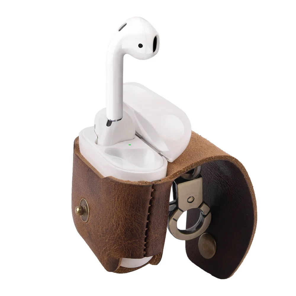 Новые защитные накладки AirPods из натуральной кожи для беспроводных наушников Apple