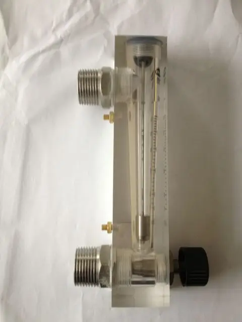 

LZM-25 adjustable panel type flowmeter(flow meter) for gas/air male 1"BSPT or NPT stainless steel fitting