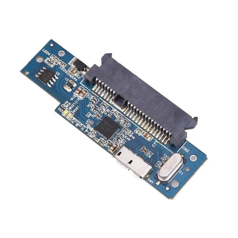 

VODOOL Computer Add On Cards Super Speed USB 3.0 To SATA 22 Pin 2.5 Inch Hard Disk Driver SSD Adapter Card
