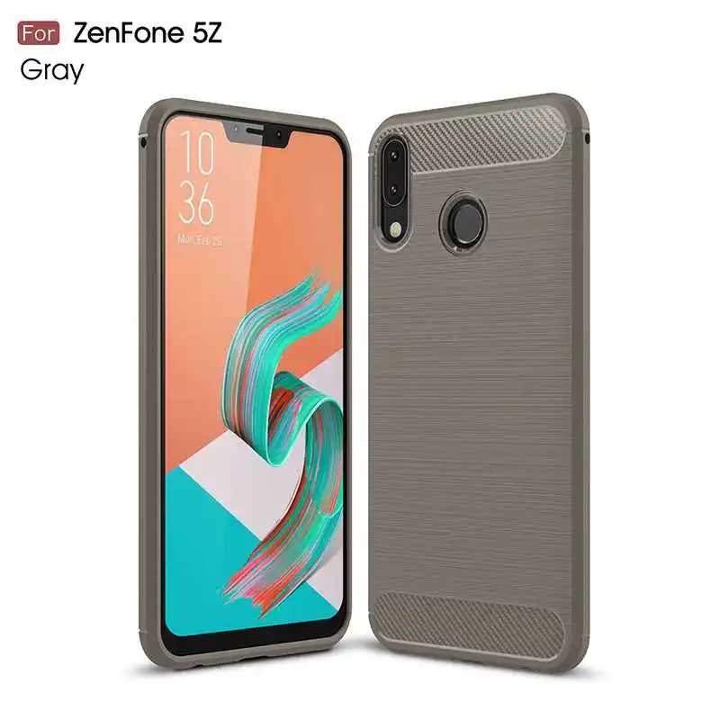 Модный противоударный мягкий силиконовый чехол Mokoemi 6," для Asus Zenfone 5 ZE620KL, чехол для Asus Zenfone 5 ZE620KL, чехол для телефона - Цвет: Gray