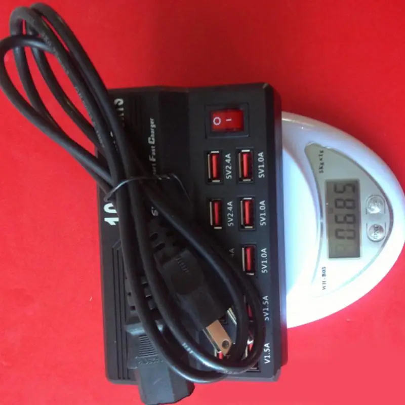 Купить многопортовое зарядное устройство 10 портов USB и настенное ...