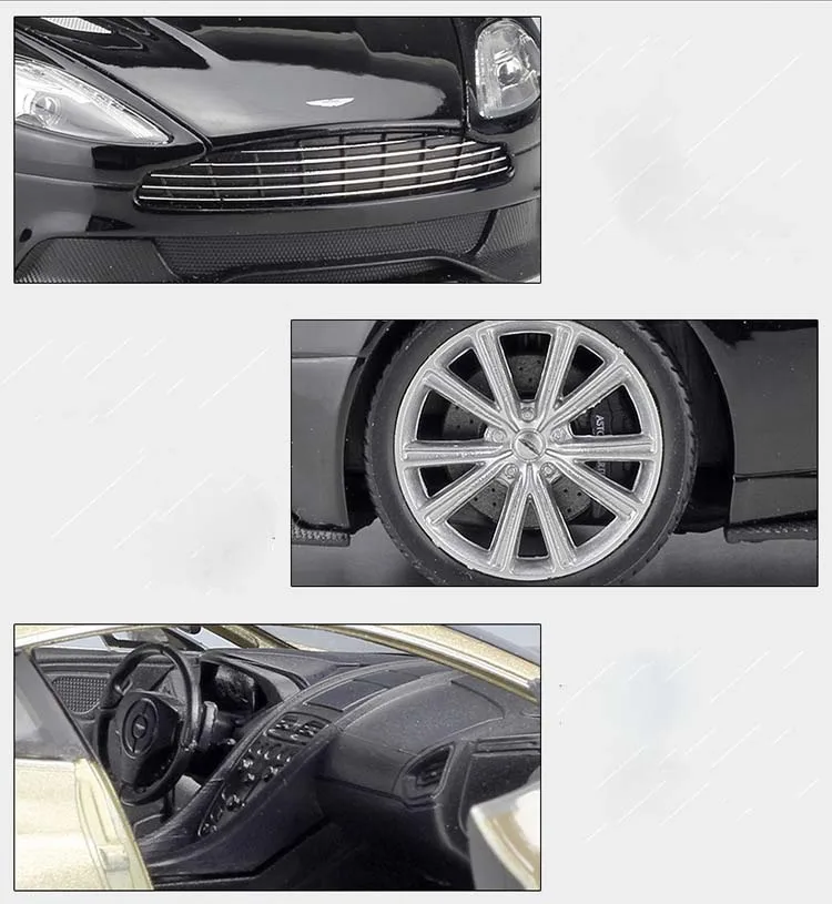 Welly литье под давлением 1:24 Масштаб симулятор Aston Martin Vanquish модель автомобиля сплав спортивный автомобиль металлическая игрушка автомобиль для детей Коллекция подарков