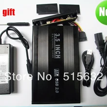 3,5 SATA жесткий диск чехол USB 2,0 внешний корпус HDD диск коробка