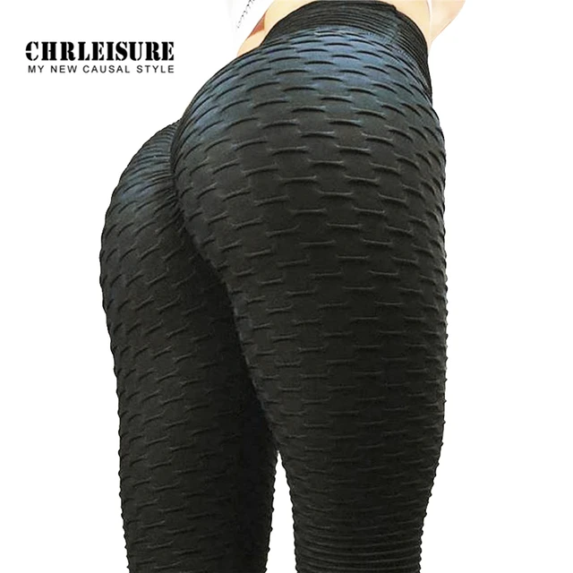 Chrleisure Black Leggings Women Polyester Ankle-length Standard Fold Pants  Elasticity Keep Slim Push Up Fitness Female Legging - Leggings - AliExpress