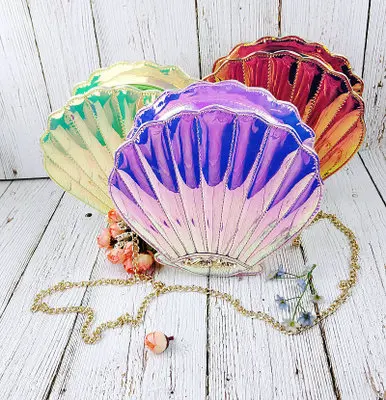 Bandoulière lavande À Cuir Chaîne Clair corps Partie En Pour Coloré Coquille Sacs 2018 Petite Casual Rose Pu Messenger Femmes La vert Croix 6tnHqIwTW1