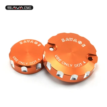 

Front Rear Brake Reservoir Cover Cap For KTM 690 990 1190 SMT Supermoto Super Duke Adventure SUPERDUKE R T Oil Fluid Covers Caps