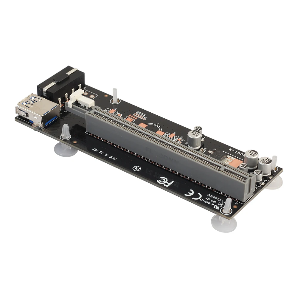 1 x 16x PCI-E PCI Express расширитель переходная карта с 60 см USB3.0 и SATA 15pin-4pin IDE шнур питания