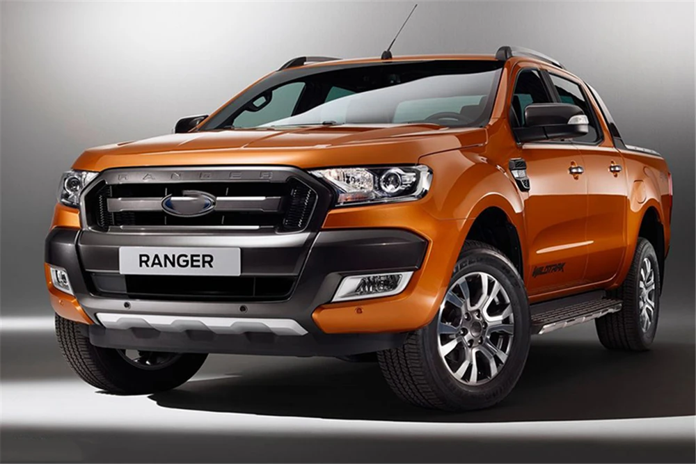 Автомобильный мигающий 2 шт для Ford Ranger светодиодный DRL дневные ходовые огни дневного света противотуманная фара с желтым сигналом поворота