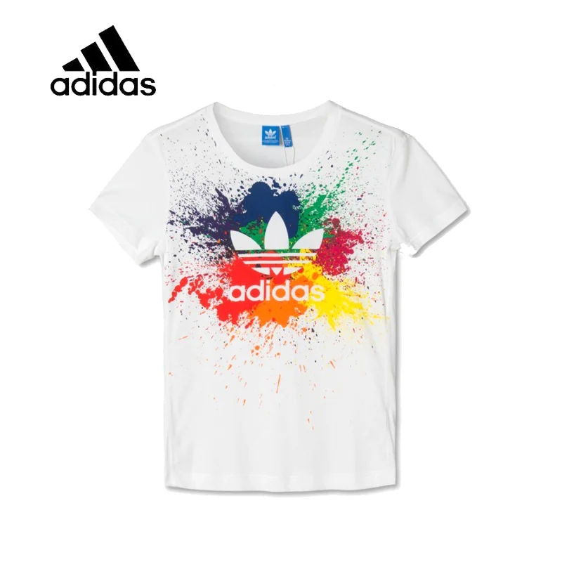 

Original New Arrival Authentic Adidas Womens T-shirts Short Sleeve Female Leisure Sportswear Breathable Quick Dry Shirt