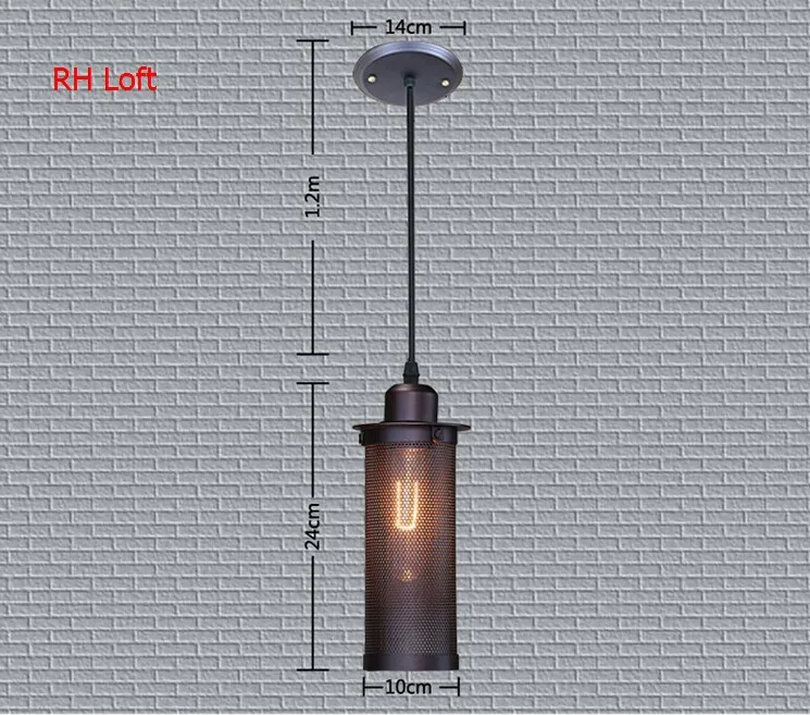 rh loft pendant lamp
