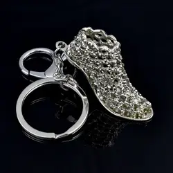 Новая личность леди кристалл высокие каблуки металл кольцо для автомобильных ключей реклама брелоки цепи кулон