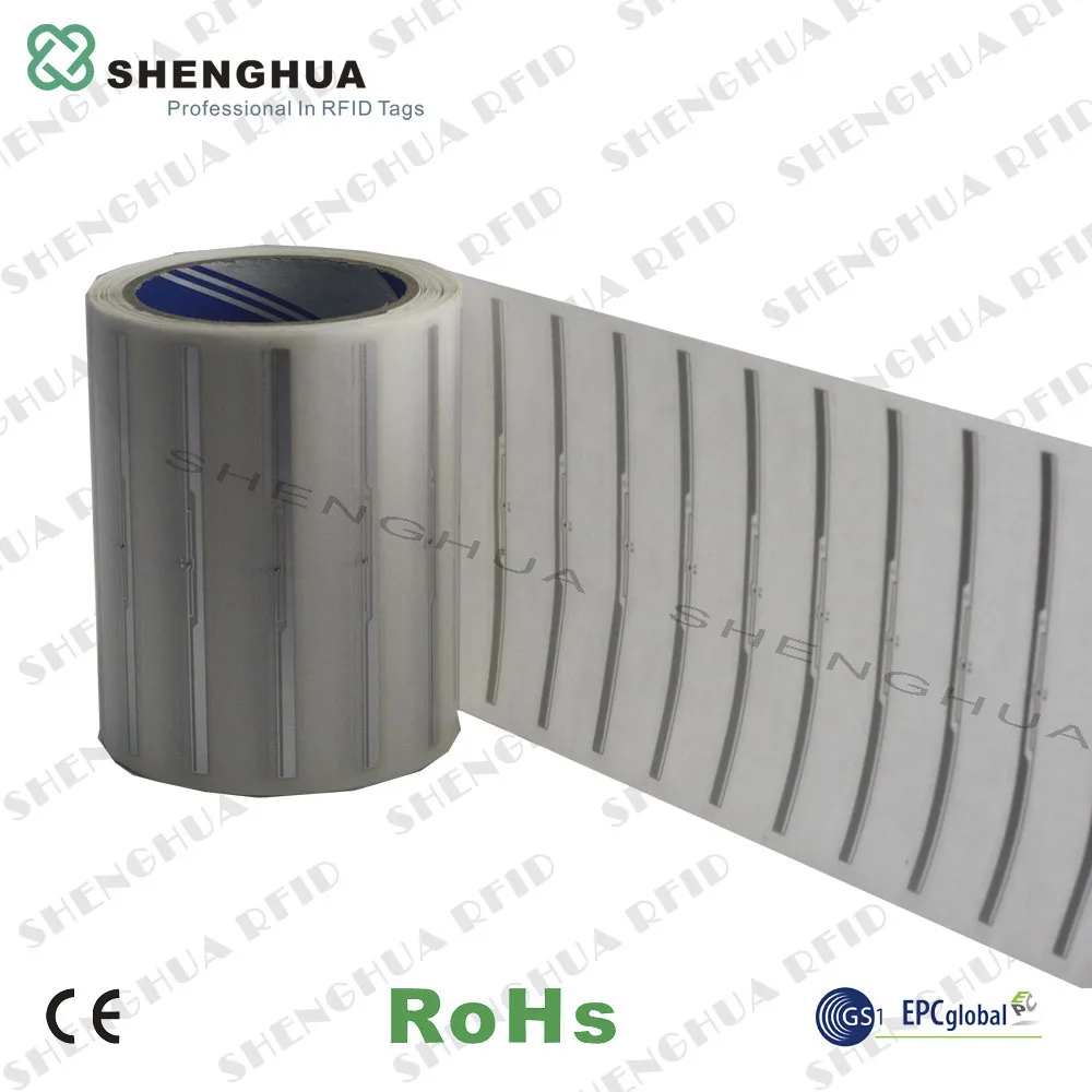 

10pcs/lot Customized Design UHF RFID Tag Mass Production Access Control Anti-theft Passive RFID Library Sticker for Books