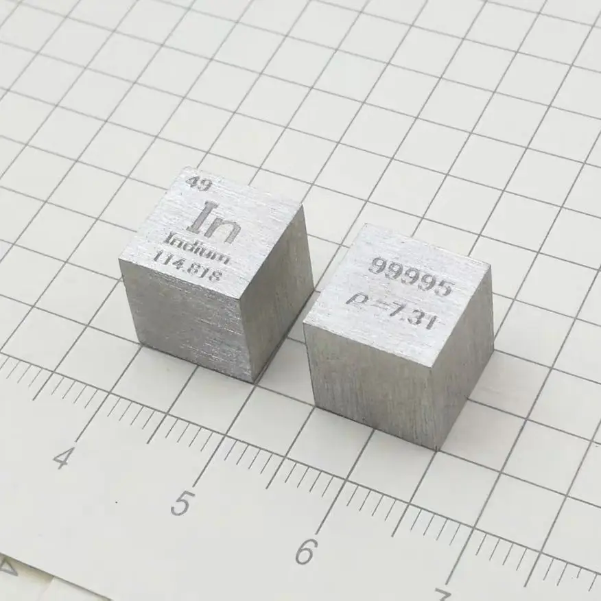 Nickel Metal 10mm Density Cube 99.95/% Pure