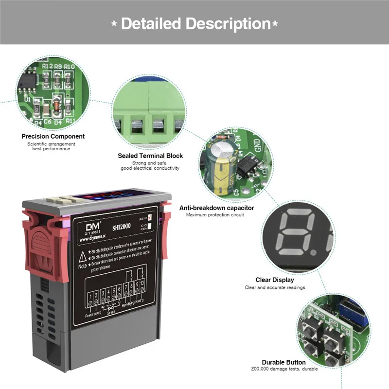 STC-1000 sht2000 STC-3000 ac 110-220v dc 12v