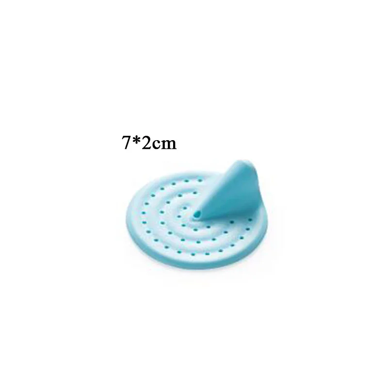 FEIGO Kitchen Bathroom Accessories Bathroom Sewerage Anti-Clogging Hair Strainer Shower Drain cover Kitchen Sink Filter F671 - Цвет: F671 Small Blue