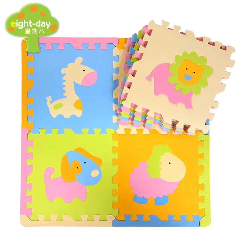Animals Foam Mat Animal Play Mat Sets Baby Home Play Mats Children Play
