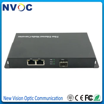 

10/100/1000M 1SFP Fiber Port 2RJj45 Ports Fiber Media Converter 1000M Gigabit Unmanaged Ethernet Fiber Optic Switch,Euro Charger