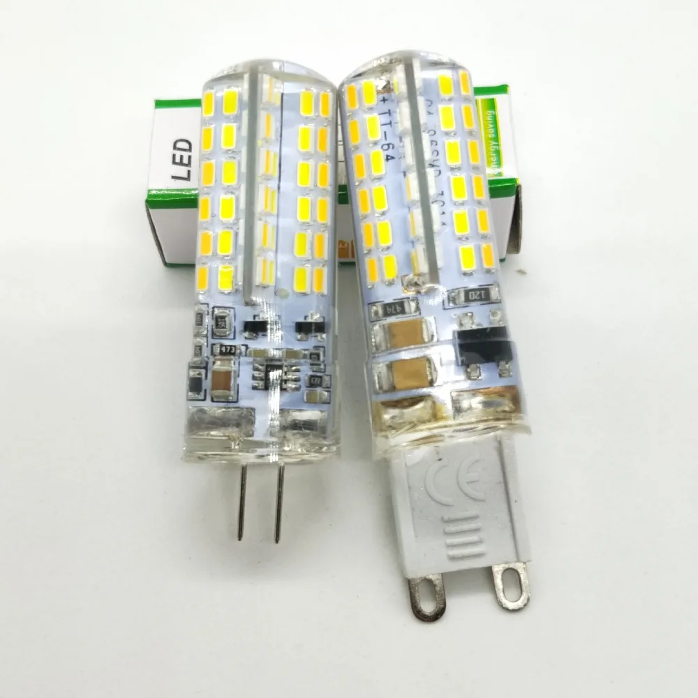 

Hot new G4G9LED beads 220v7w variable light three color high pressurecrystal chandelier bubble corn energy - saving light source