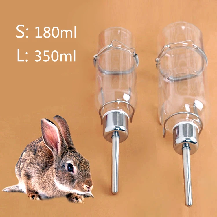 

Syrian Rabbit Hamster Guinea Pig Cat Stainless Steel Drinking Water Bottle Dispenser Pets Cat Hanging Automatic Drinker Bottle
