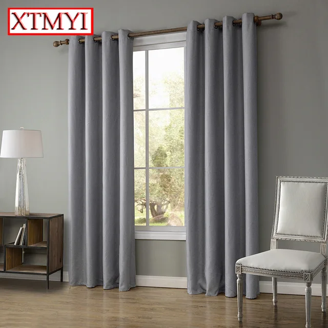 Moderne linnen verduisterende gordijnen slaapkamer bruin/beige ... Moderne linnen verduisterende gordijnen slaapkamer bruin/beige ...
