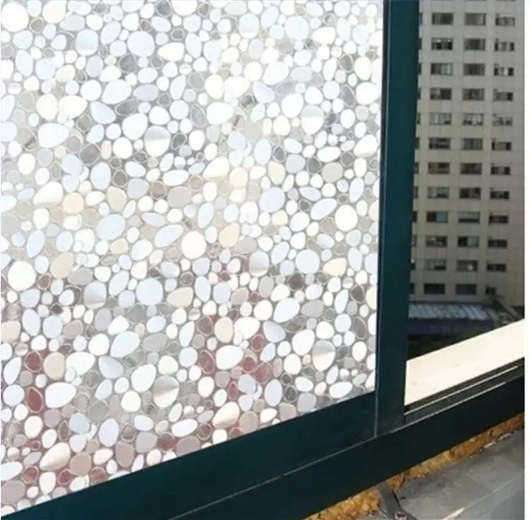 Beibehang электростатический без клея гусь теплый камень стекло пленка окна мембрана балкон спальня прозрачное окно целлофан
