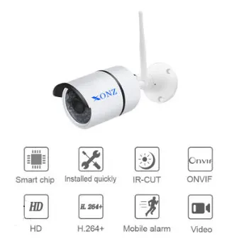 

Intelligenc Wanscam 1080P 2MP Bullet Camera IP66 Waterproof WiFi IP Camera Night Vision Motion Detection Outdoor Security Camera