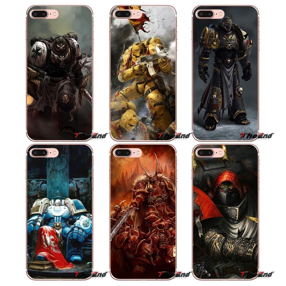 Warhammer 40K games TPU Soft Case For iPhone X 4 4S 5 5S 5C SE