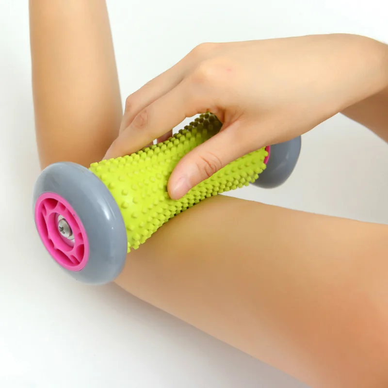 Йога массажный ролик фитнес для тела, меридиан колесо для ног и amp массаж для восстановления рук роликовый тренировочный массажный круглый шкив