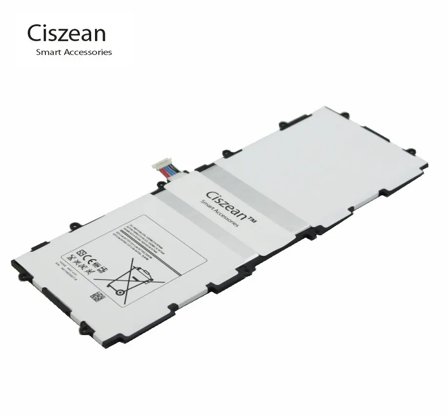 Сменный аккумулятор Ciszean T4500E/T4500C 1x6800 мАч для Samsung Galaxy Tab Tablet 3 10 1 P5200 P5210 P5220 P5213|battery for