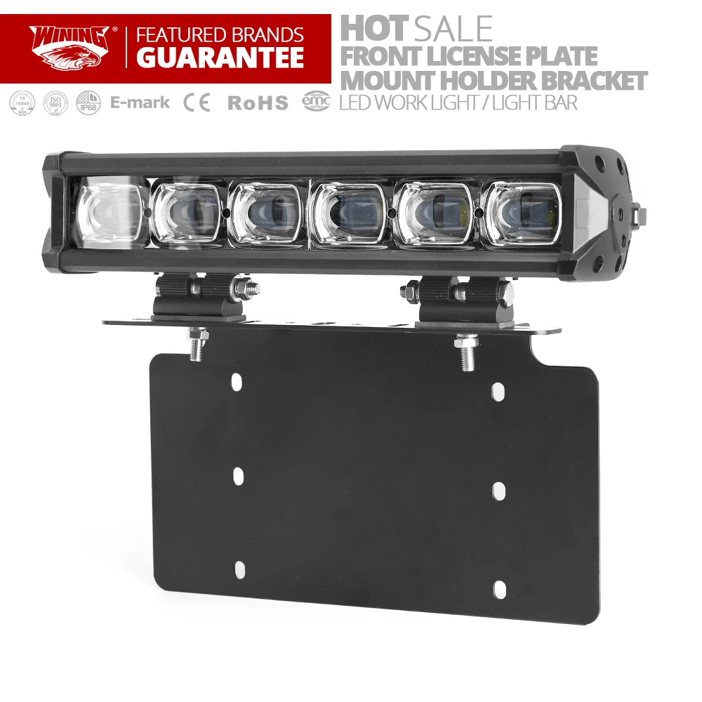 Freeshipping US EU Version Aluminium alloy Front License Plate Mount