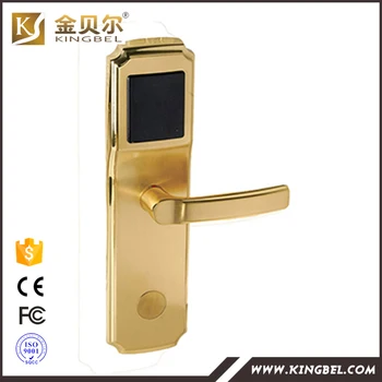 

China suppliers Hotel card door lock hotel key card lock with free software